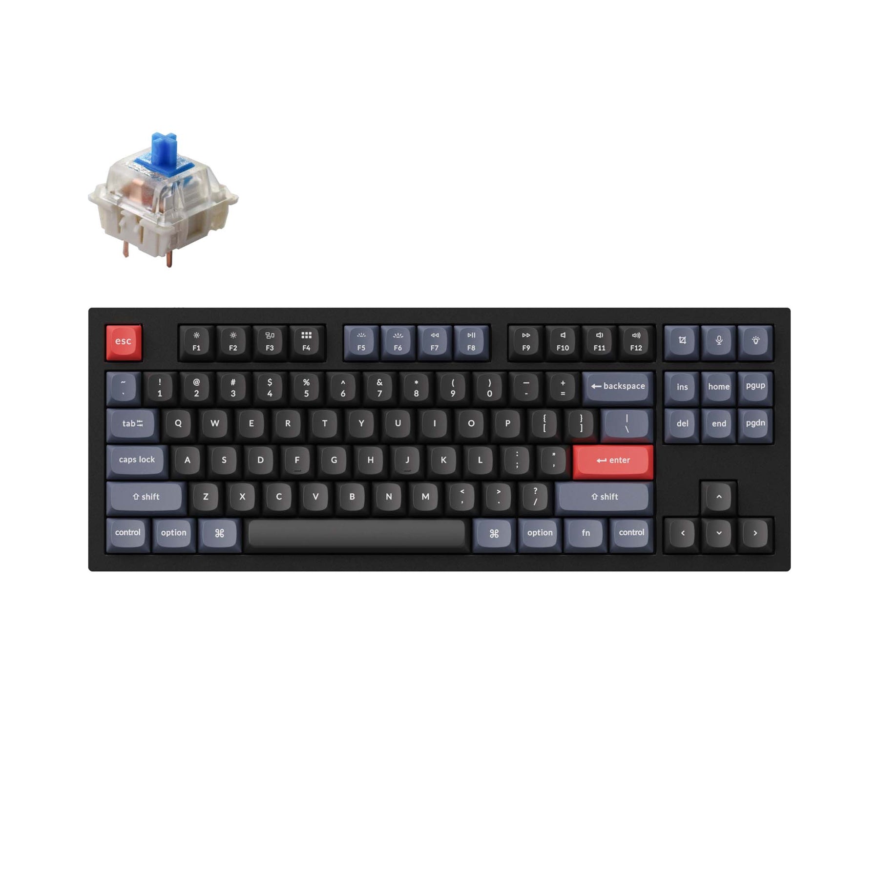 keychron-q3-qmk-clavier-m-canique-custom-filaire-us-ansi image 2