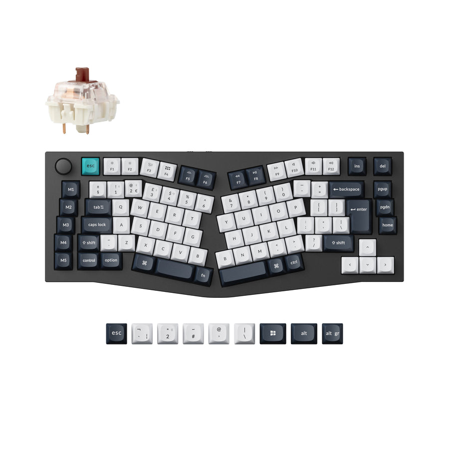keychron-q10-max-alice-layout-clavier-m-canique-custom-qmk-iso-avec-molette image 5
