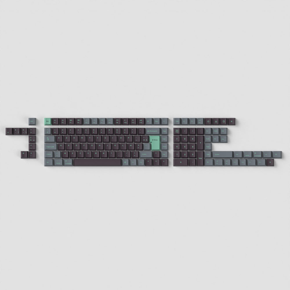 keychron-iso-cherry-profile-set-de-keycaps-full-set-pbt-dye-sub-hacker-mint image 3