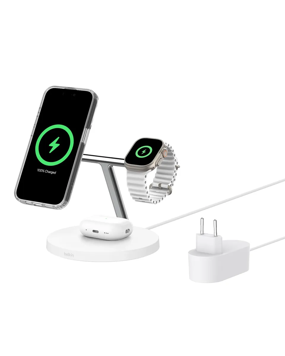 belkin-boostcharge-station-de-recharge-3-en-1-qi2-15-w-magsafe-iphone-apple-watc image 1