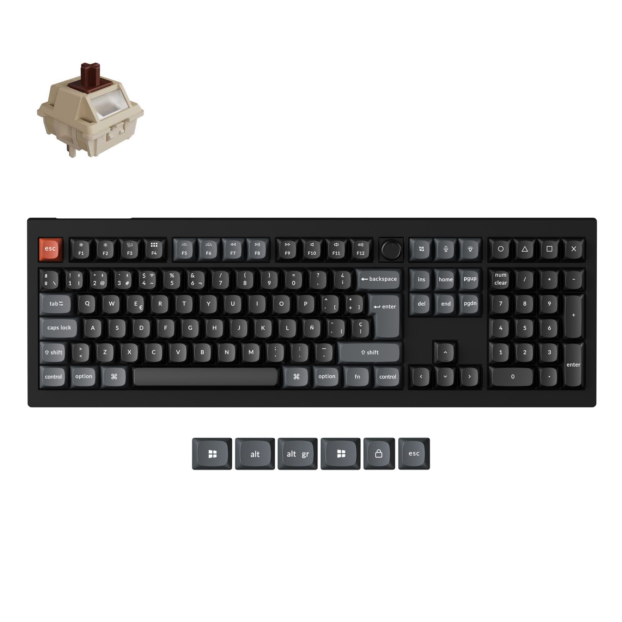 keychron-v6-ultra-8k-clavier-m-canique-custom-sans-fil-100-iso image 7