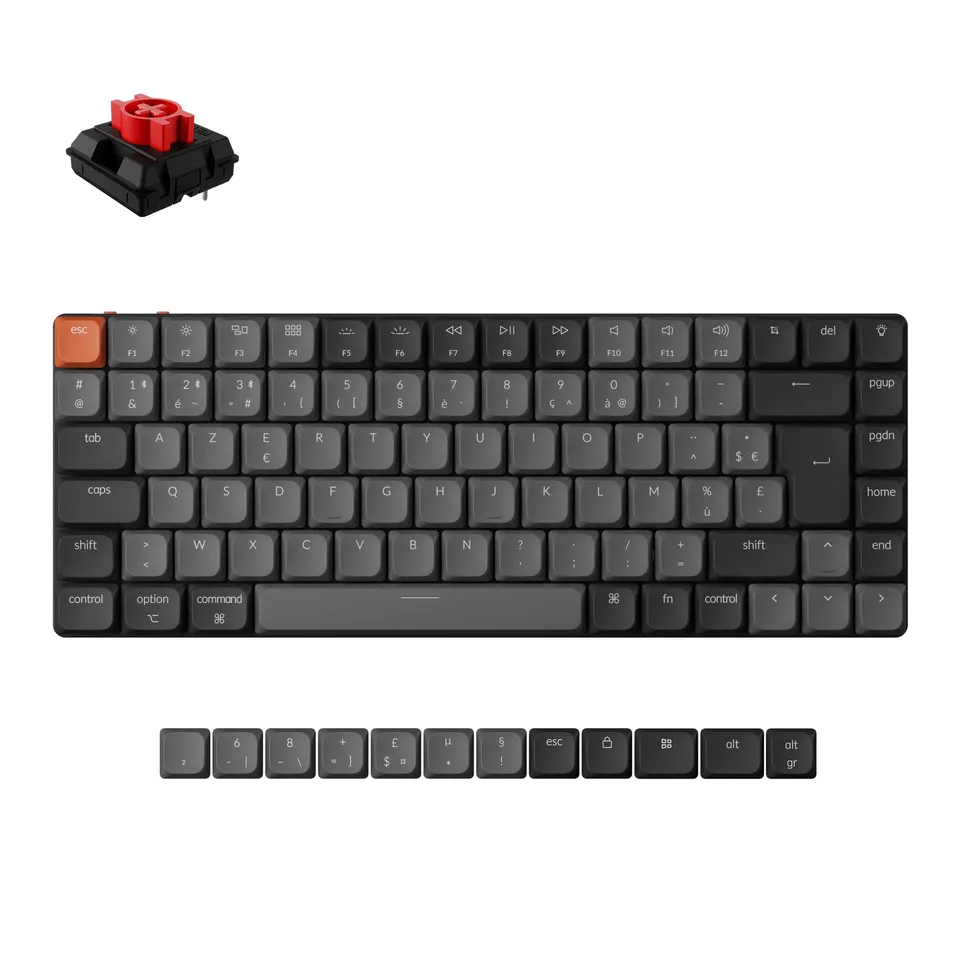 keychron-k3-version-3-clavier-m-canique-sans-fil-ultra-fin-75-iso-qmk image 1