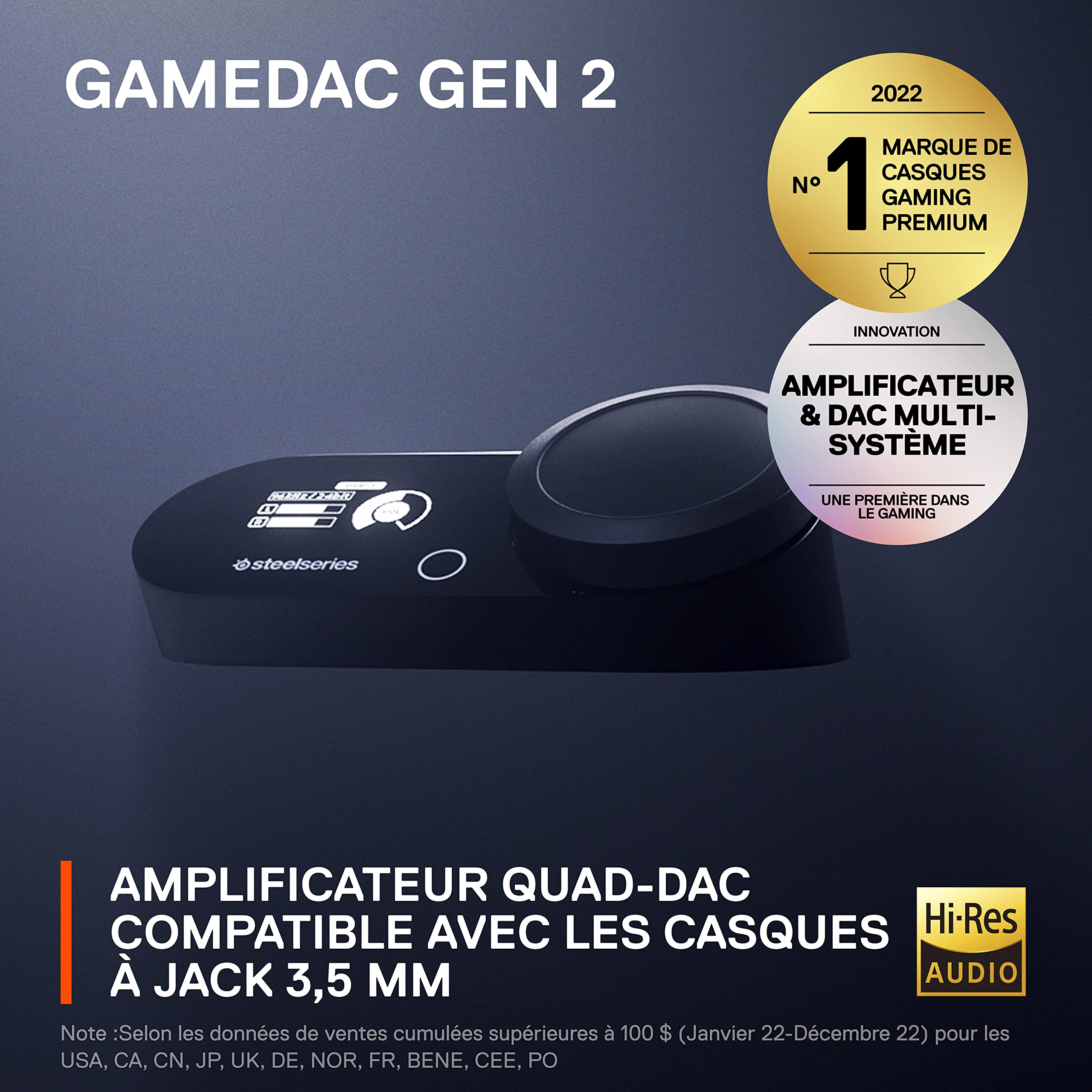 steelseries-gamedac-gen-2-amplificateur-audio-hi-res-pour-casque-gaming-pc-ps5 image 2