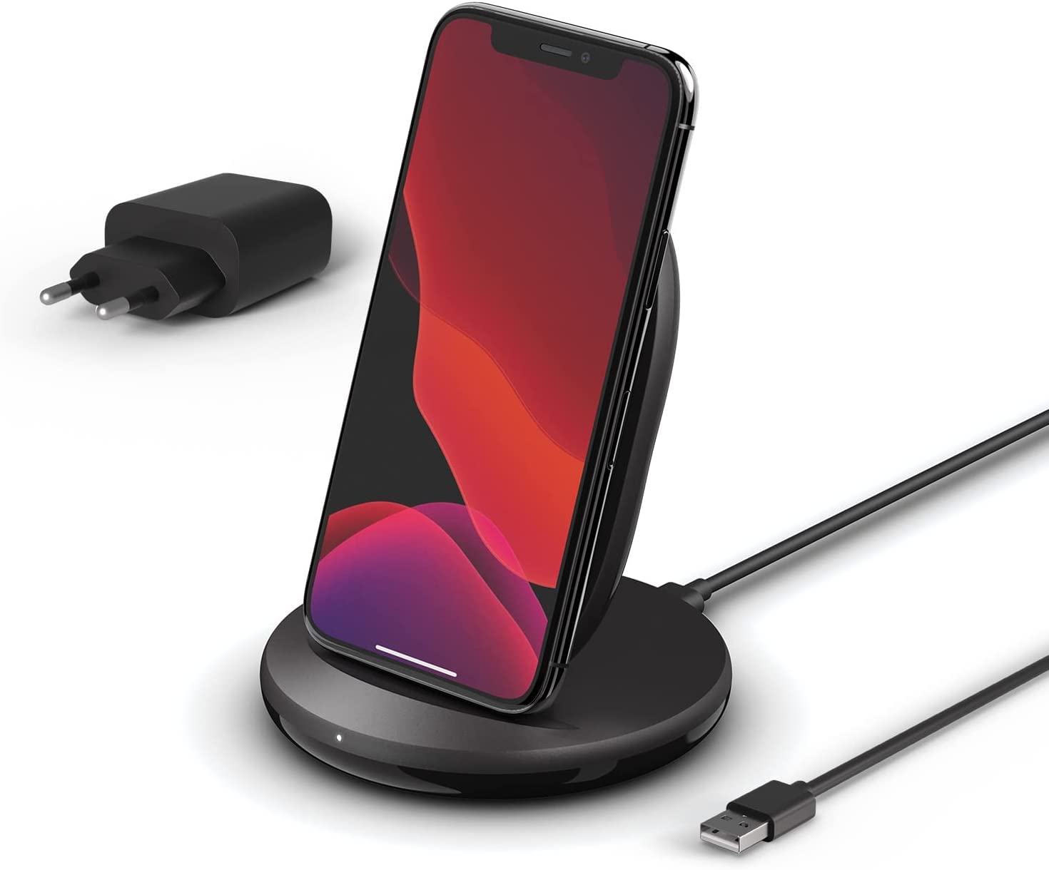 belkin-socle-chargeur-sans-fil-15w-double-position-pour-iphone-et-samsung-blanc image 2