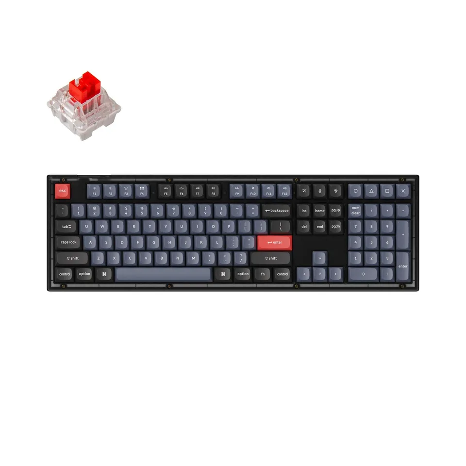 keychron-v6-qmk-clavier-m-canique-custom-filaire-us-ansi image 1