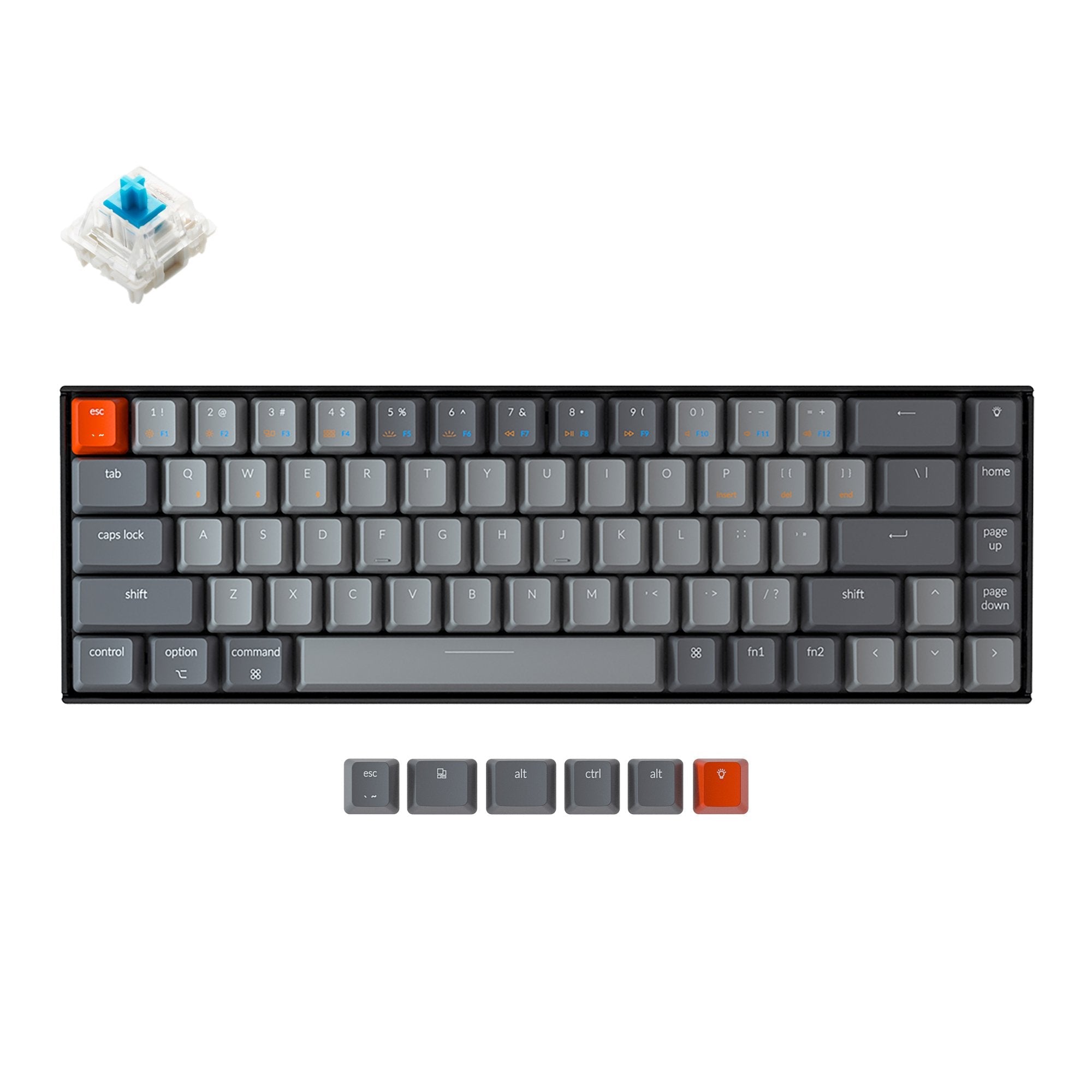 keychron-k6-clavier-m-canique-sans-fil-us-ansi-65 image 2