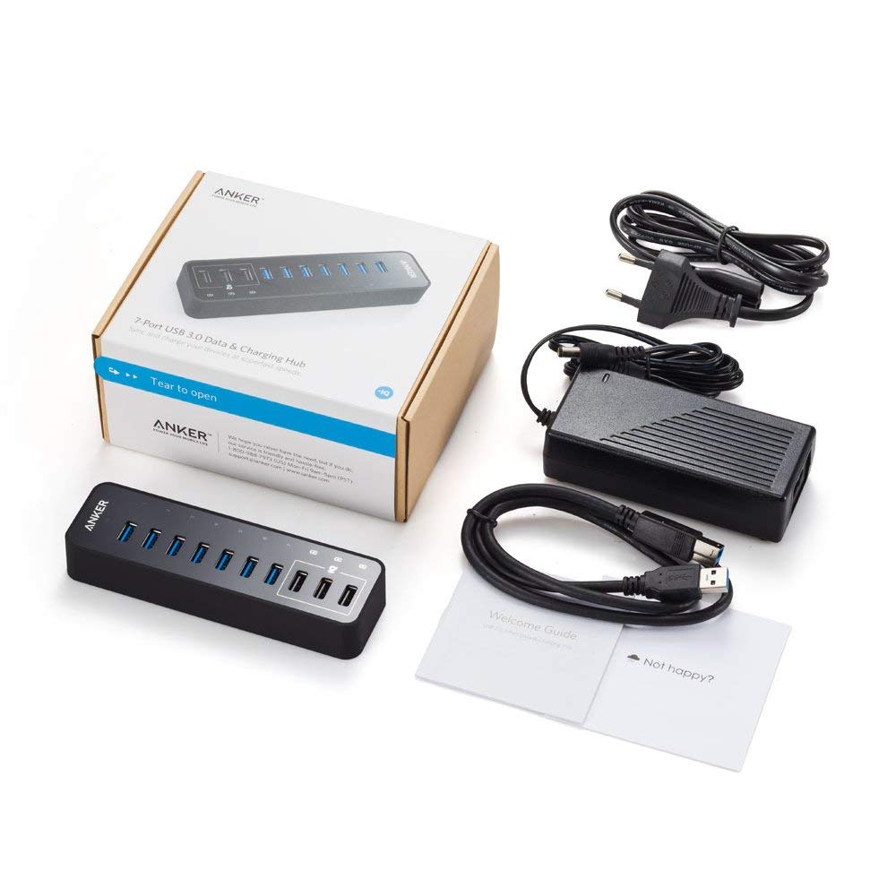 anker-hub-usb-3-0-7-port-60w-avec-3-ports-poweriq image 5