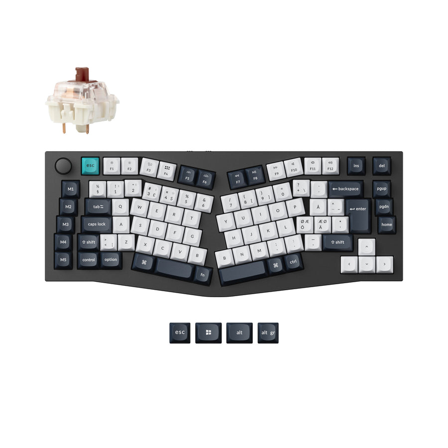 keychron-q10-max-alice-layout-clavier-m-canique-custom-qmk-iso-avec-molette image 8