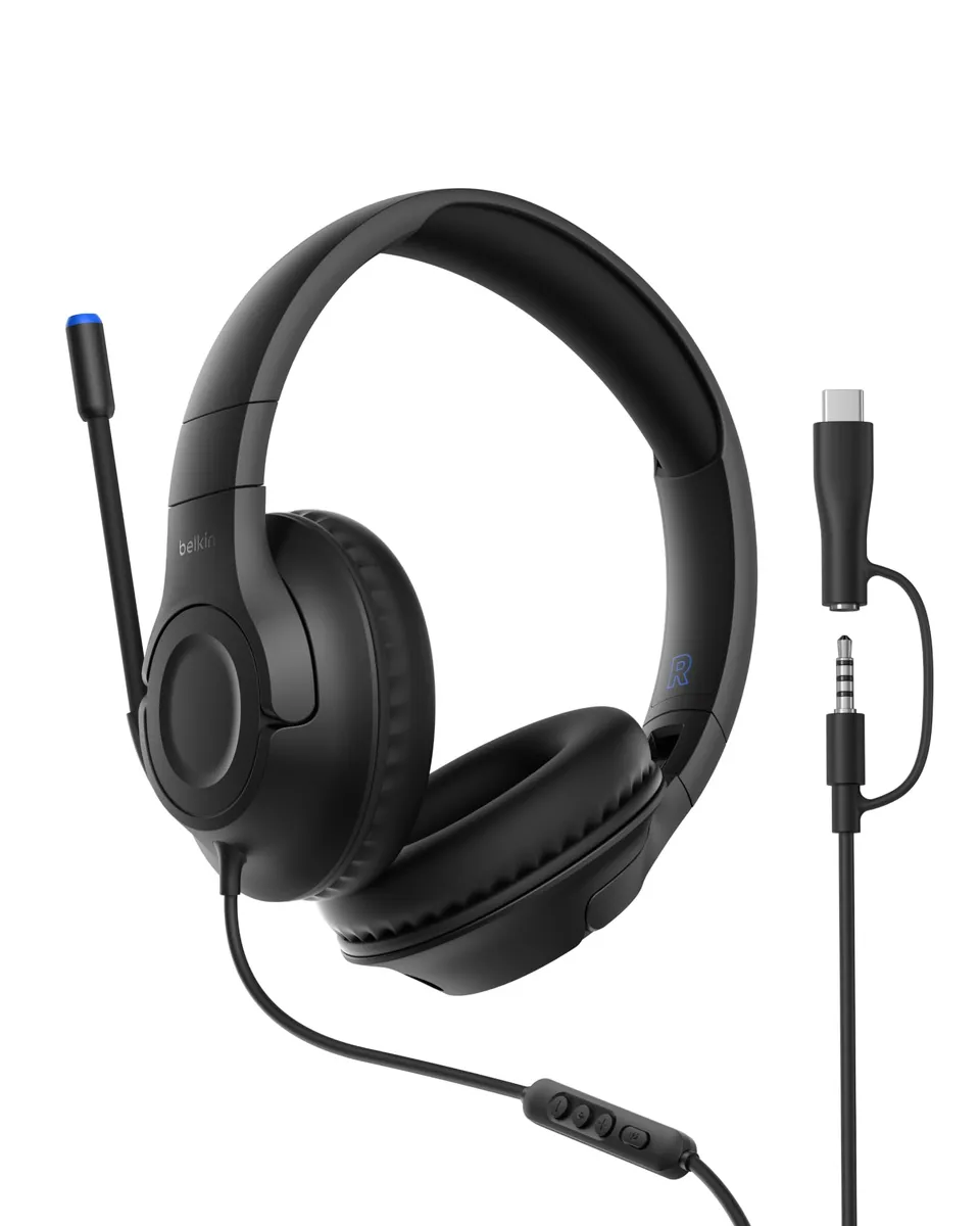 belkin-gaming-inspire-pour-enfants-casque-audio-filaire-avec-adaptateur-usb-c-no image 1