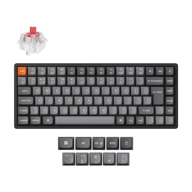 keychron-k2-max-clavier-m-canique-sans-fil-qmk-75-iso image 1
