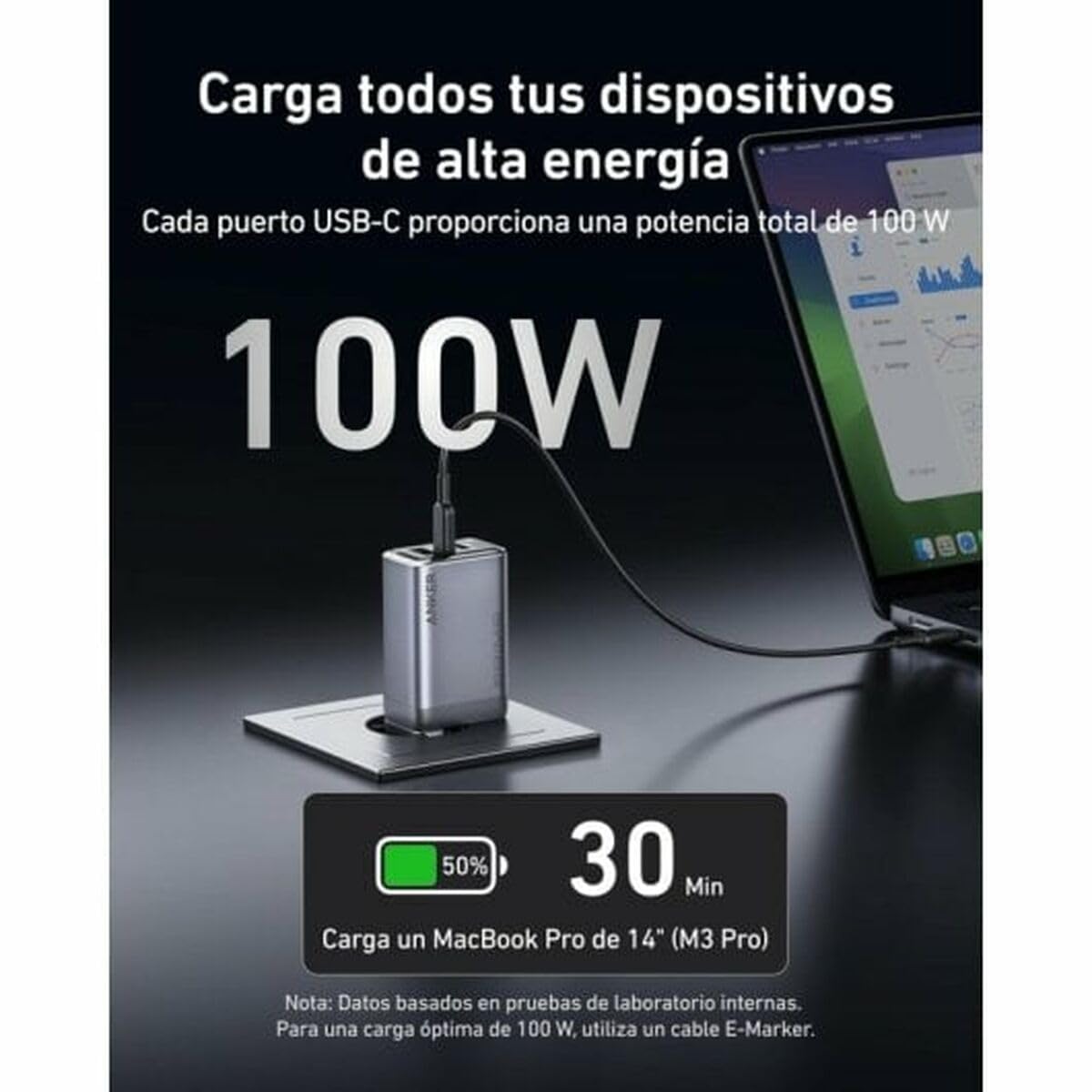 anker-prime-chargeur-gan-100w-3-ports-2x-usb-c-usb-a image 4