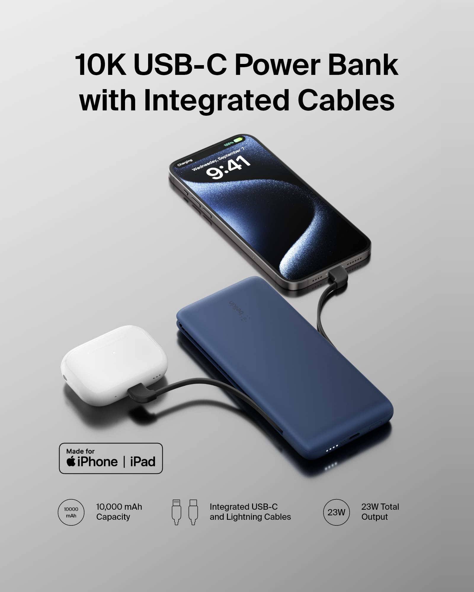 belkin-boostcharge-plus-10k-batterie-externe-10000mah-bleu image 6