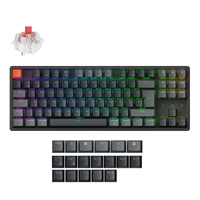 keychron-k8-clavier-m-canique-sans-fil-qmk-80-tkl-iso-version-2 image 1
