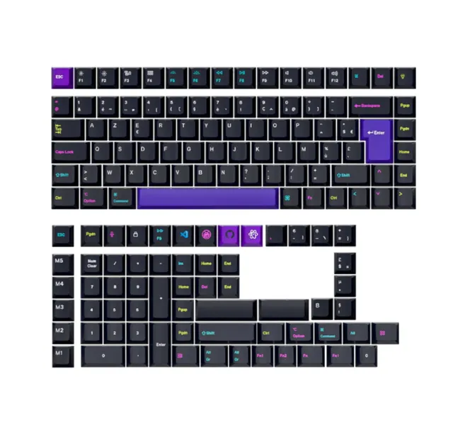 keychron-set-de-touches-iso-cherry-pbt-dye-sub-full-set-developer-version-2 image 1