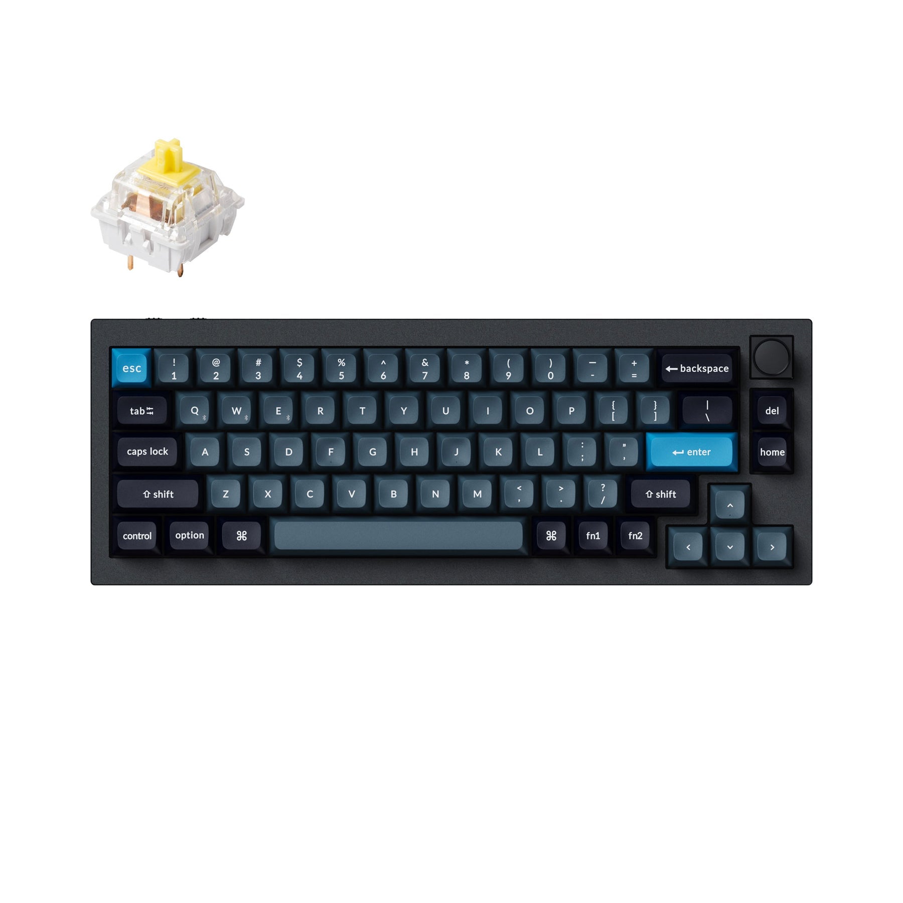 keychron-q2-pro-clavier-m-canique-custom-sans-fil-qmk-via-ansi-us image 3