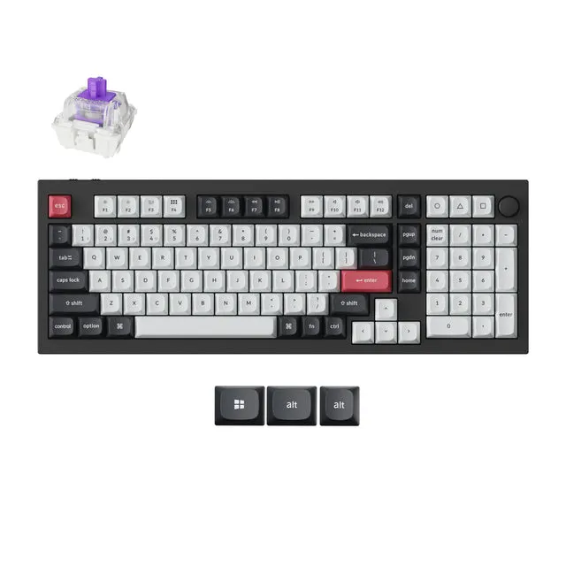 keychron-q5-he-qmk-wireless-custom-keyboard-us-ansi image 1