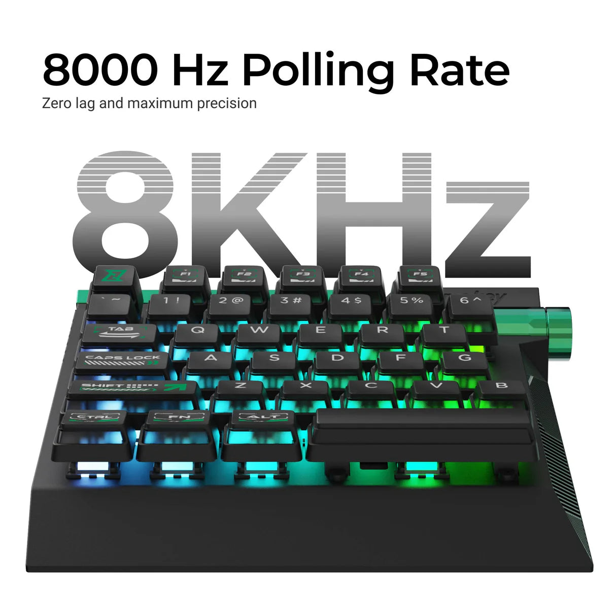lemokey-l0-he-clavier-gaming-une-main-switch-magn-tique-lime image 5