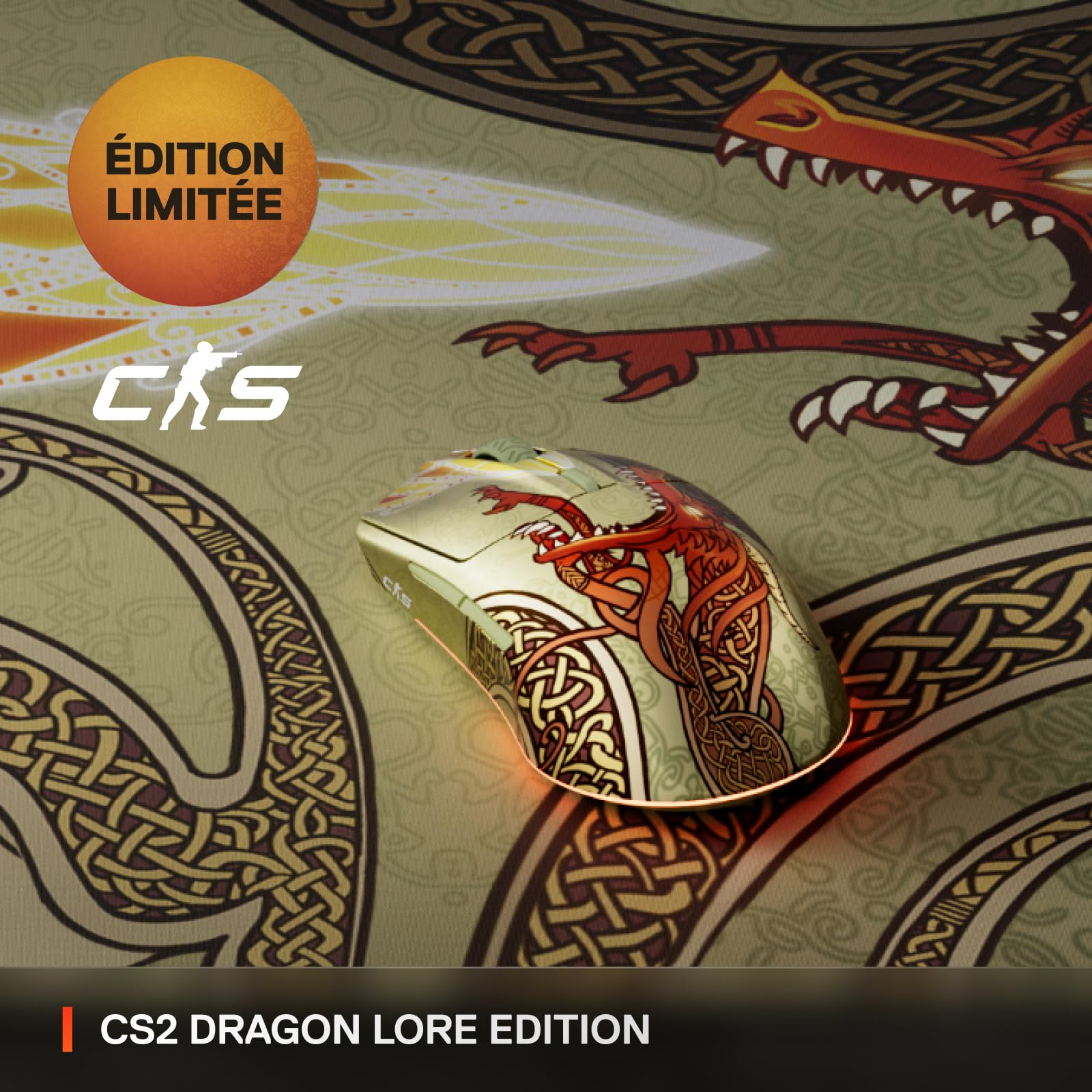 steelseries-souris-gaming-sans-fil-cs2-dragon-lore-edition-18k-dpi-200h image 2