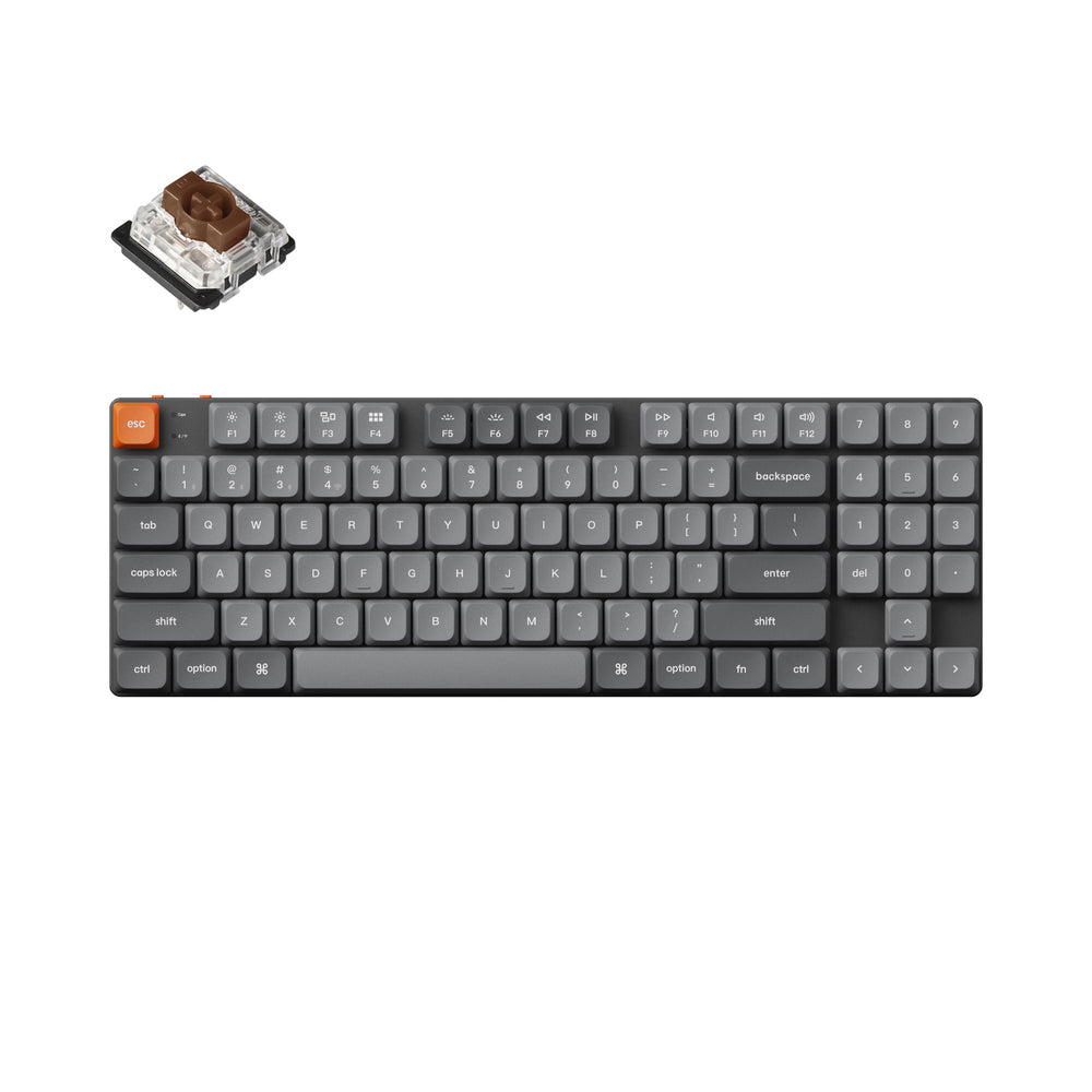 keychron-k13-max-qmk-via-clavier-m-canique-sans-fil-ultra-fin-80-ansi-us-2-4g-bl image 2