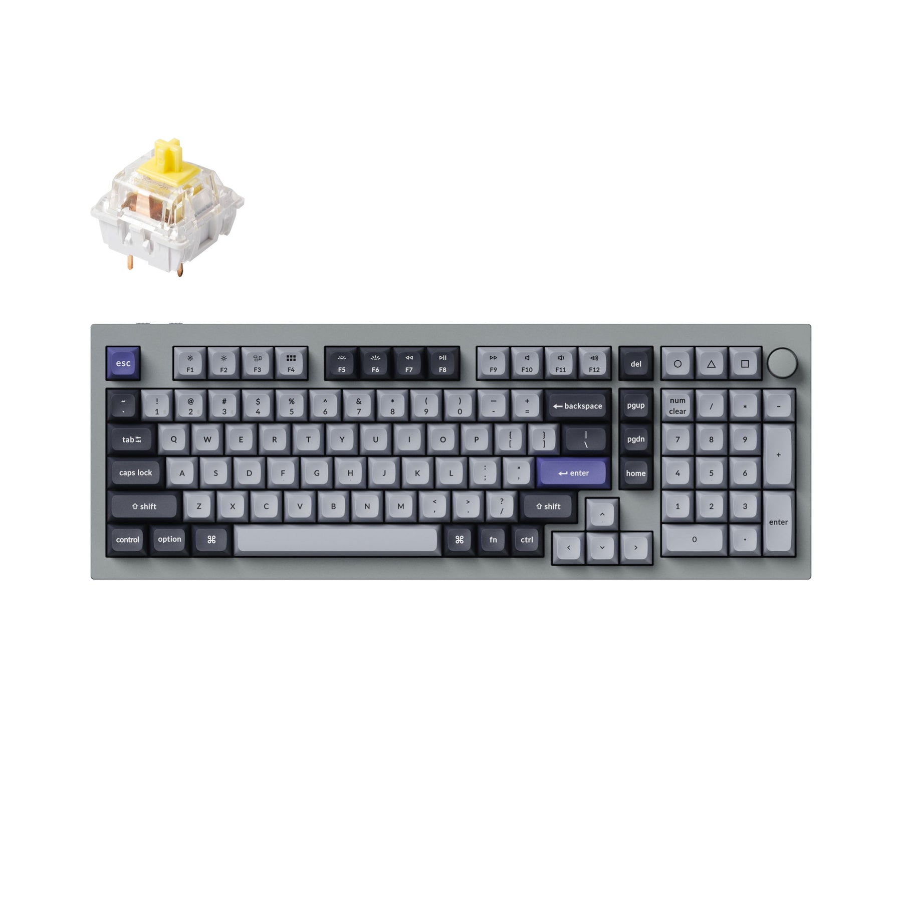 keychron-q5-pro-clavier-m-canique-custom-sans-fil-96-us-ansi-qmk-via image 6