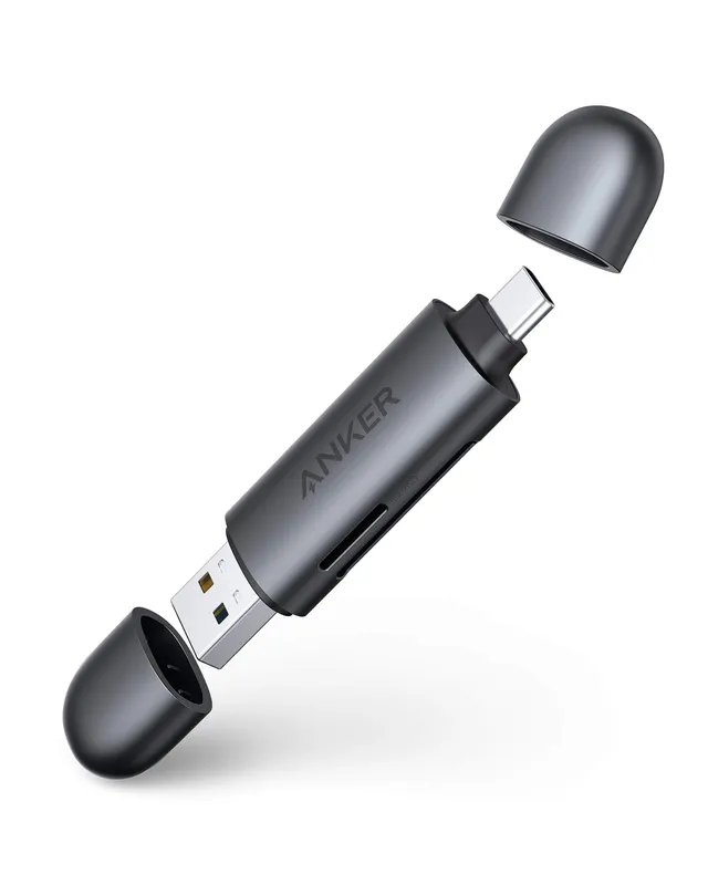 anker-powerexpand-lecteur-de-carte-sd-microsd-2-en-1-usb-c-usb-a image 1
