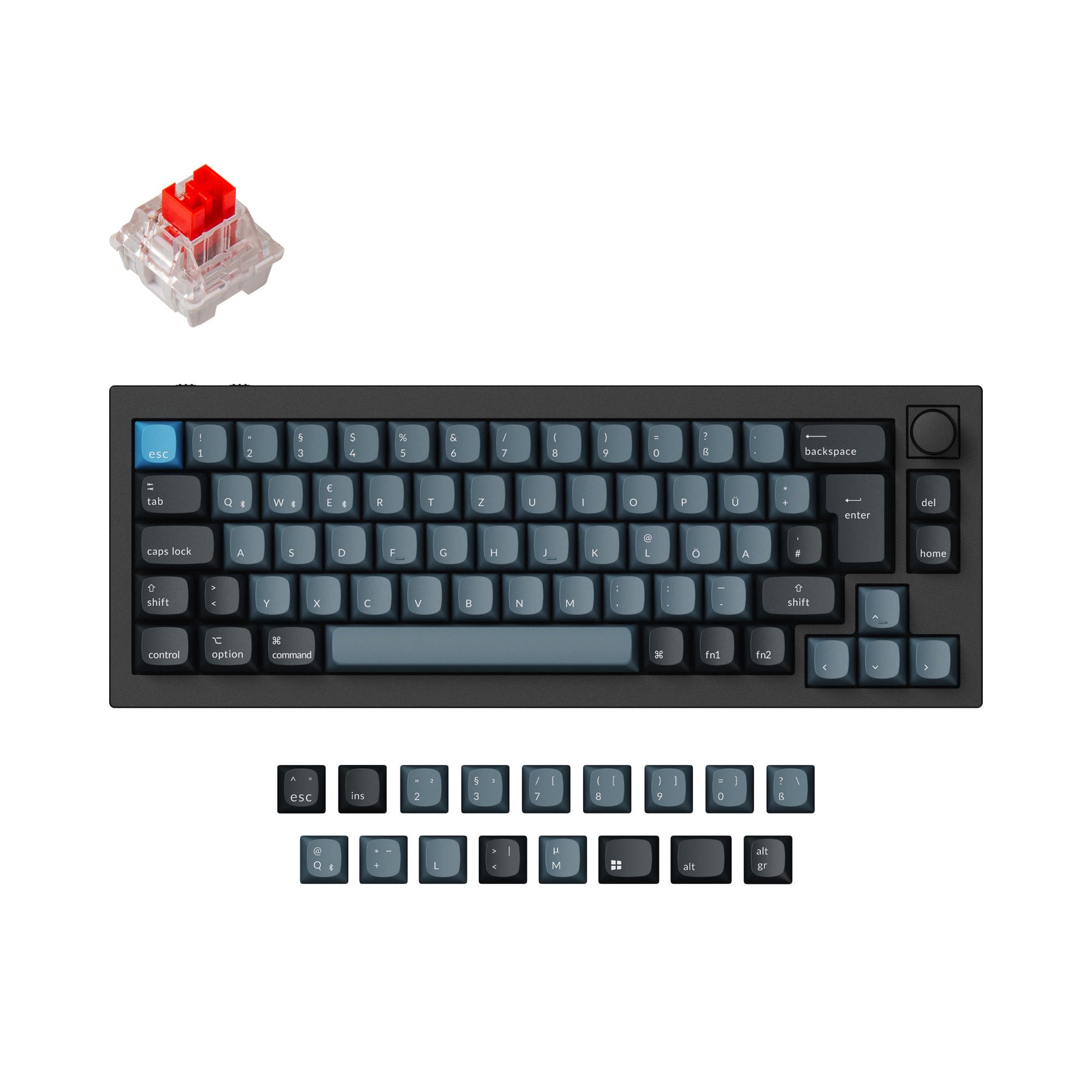 keychron-q2-pro-qmk-via-clavier-m-canique-custom-sans-fil-iso image 3