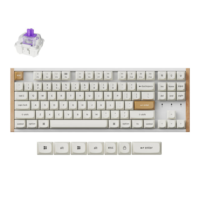 keychron-k8-he-clavier-custom-sans-fil-switches-magn-tiques-us-ansi image 2