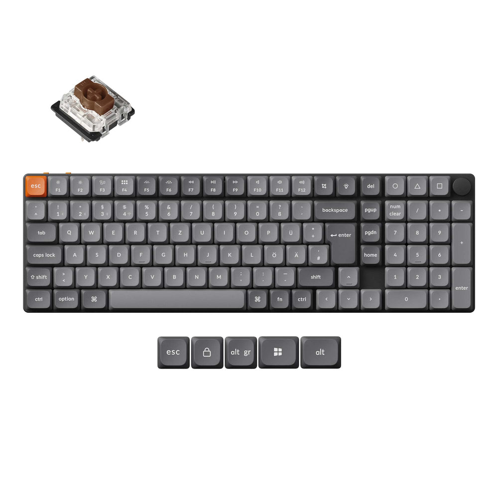 keychron-k17-max-qmk-clavier-low-profile-sans-fil-96-iso-avec-pav-num-rique image 2