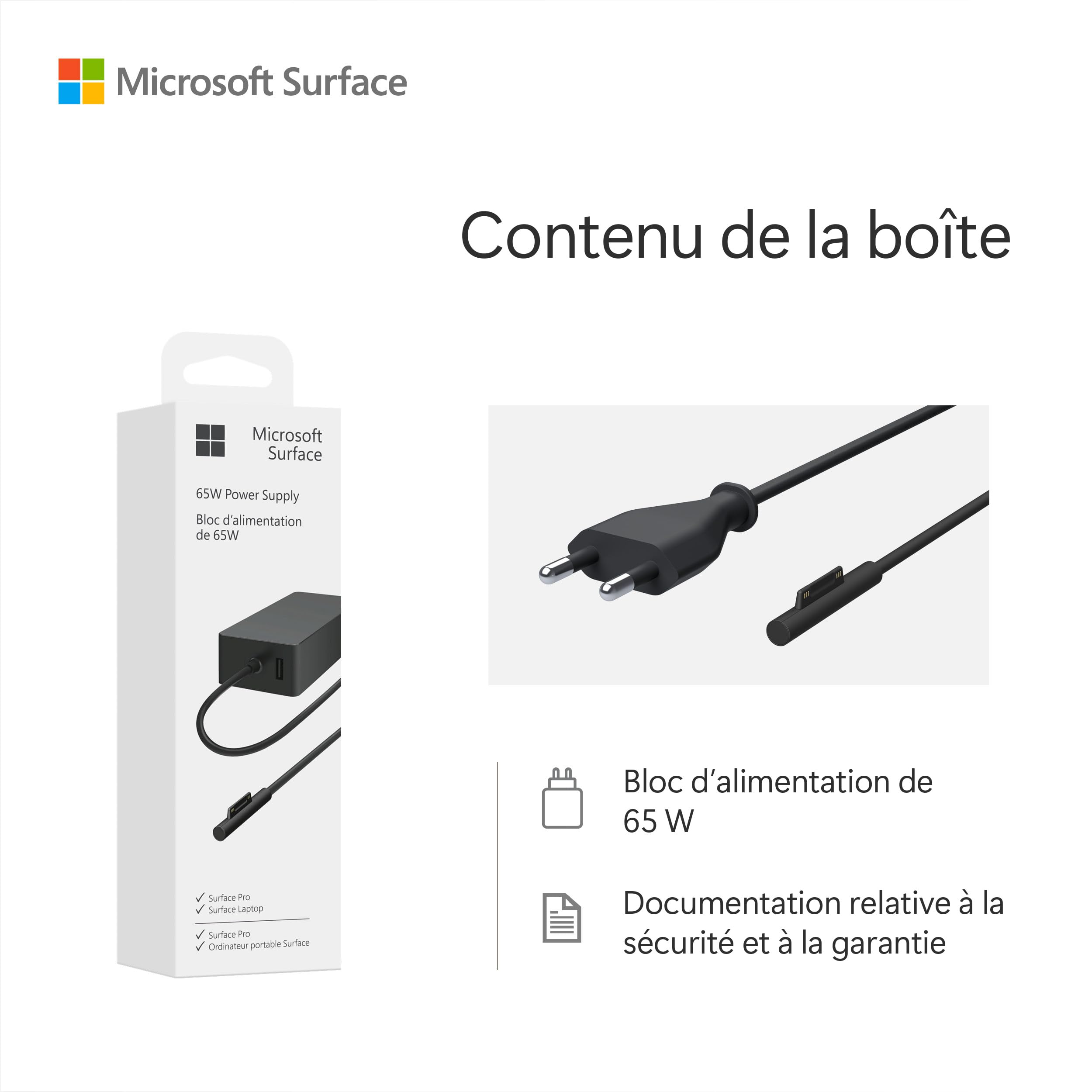 microsoft-surface-chargeur-mural-65-watt-surfaceconnect-usb-a image 6