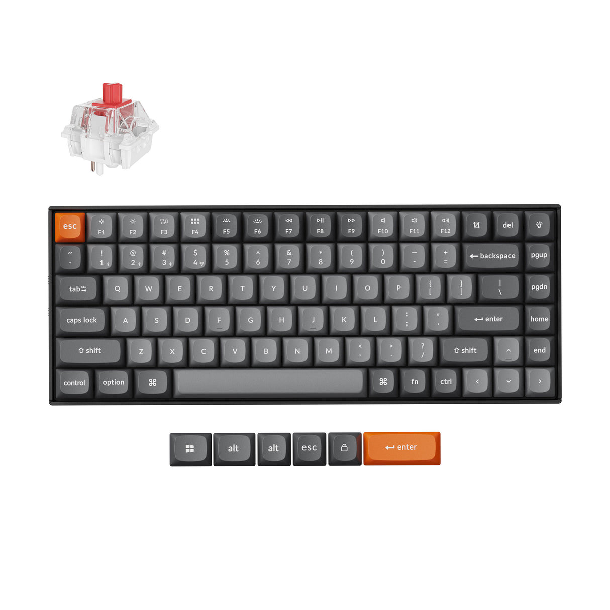 keychron-k2-max-qmk-clavier-m-canique-sans-fil-75-us-ansi image 5