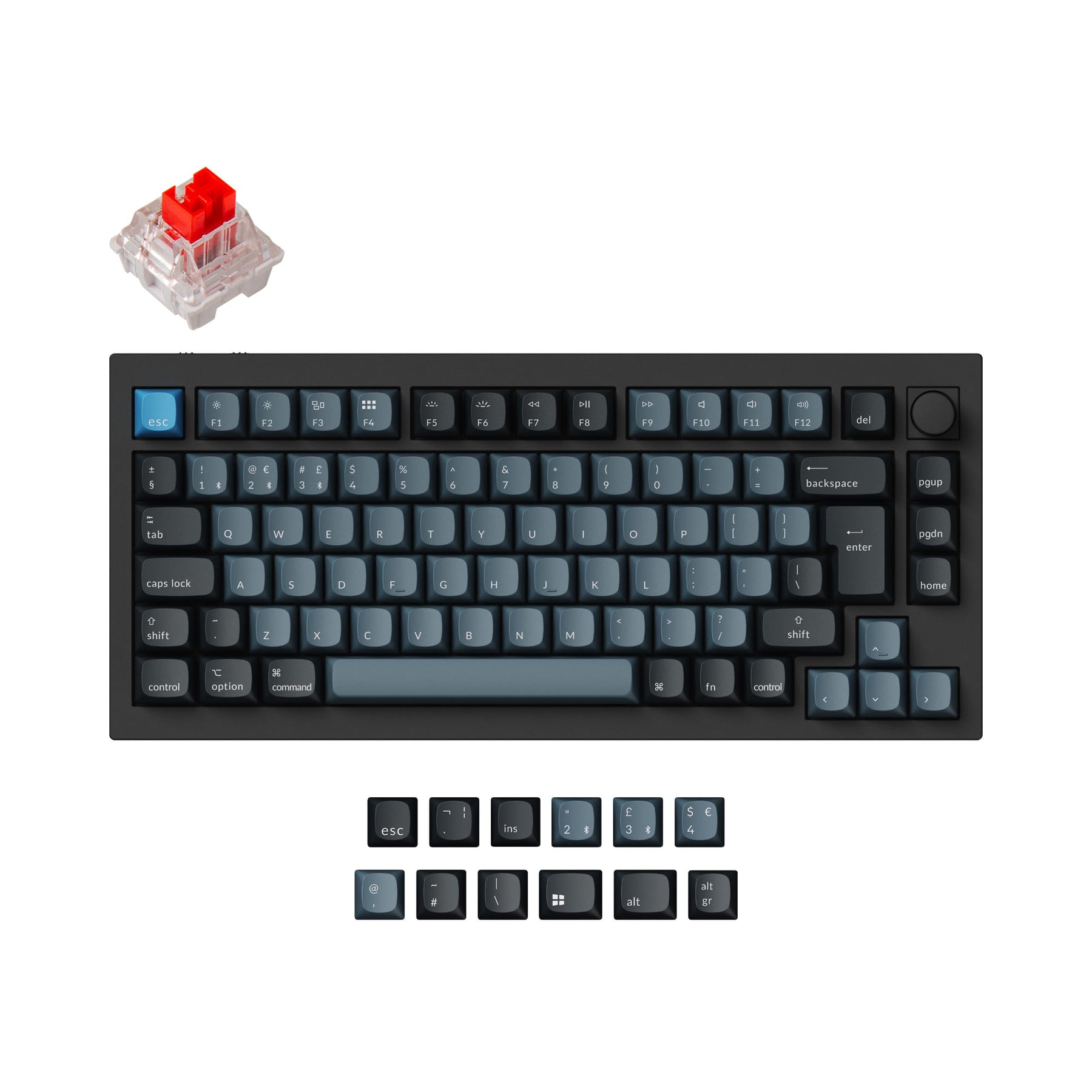 keychron-q1-pro-qmk-via-clavier-m-canique-custom-sans-fil-iso-layout-fr-de-uk-no image 8