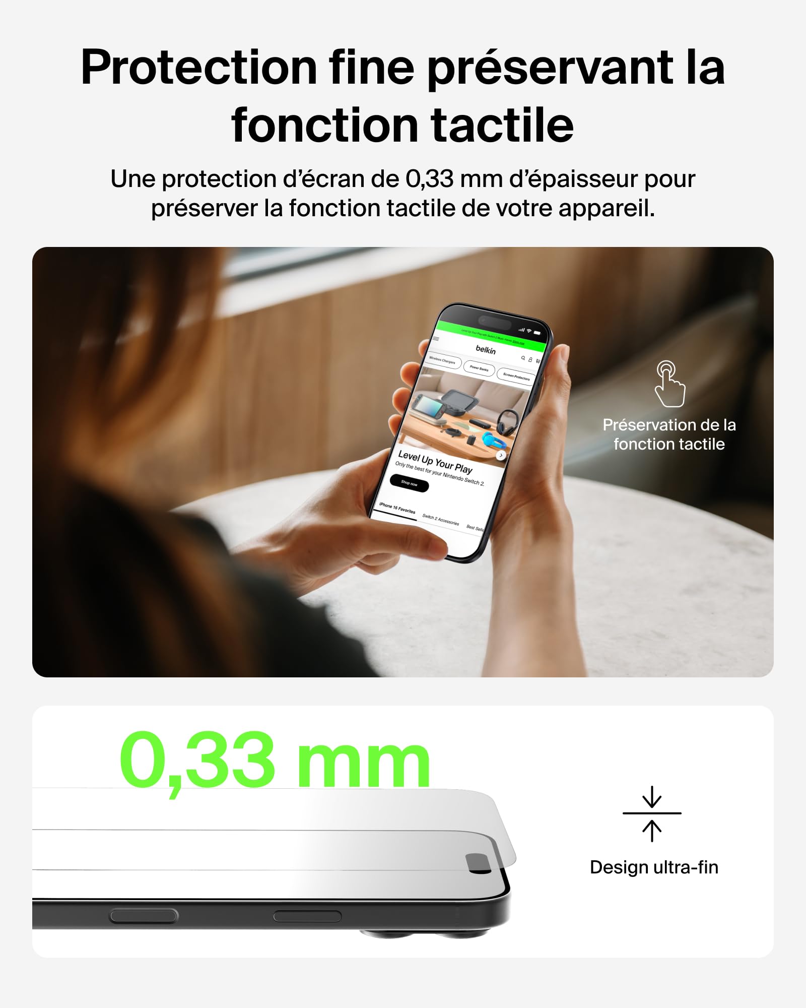 belkin-screenforce-temperedglass-protection-d-cran-iphone-17-pro-pack-de-2-9h image 6