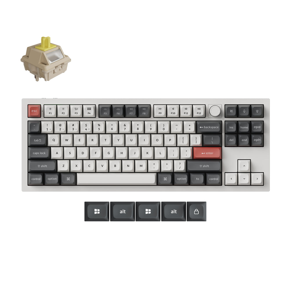 keychron-q3-ultra-8k-clavier-m-canique-custom-sans-fil-80-tkl-us-ansi image 8