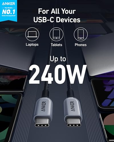 anker-765-c-ble-usb-c-vers-usb-c-140w-0-9-m-charge-rapide image 7