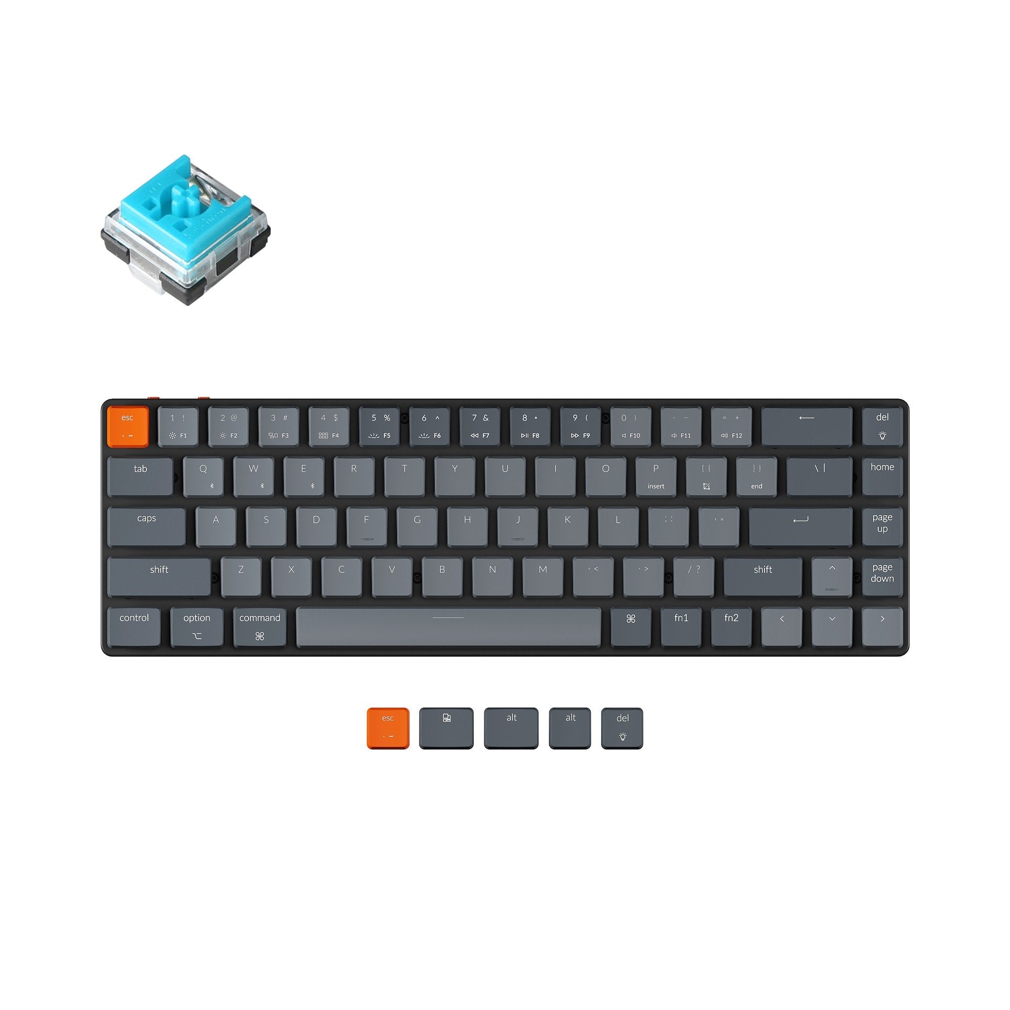 keychron-k7-ultra-fin-clavier-m-canique-sans-fil-65-us-ansi image 5