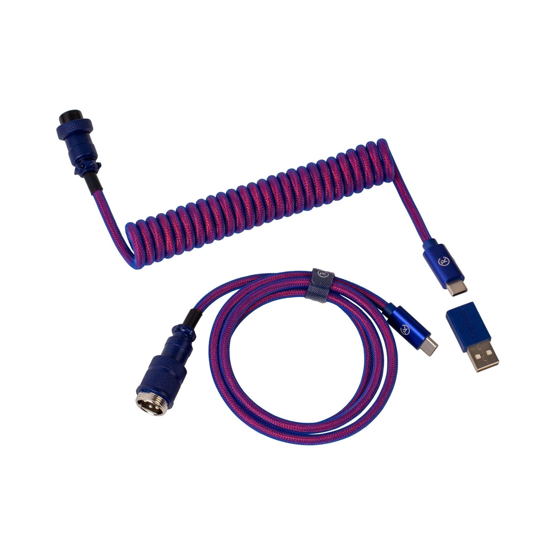 keychron-c-ble-aviateur-spiral-premium-c-ble-coiled-usb-c image 1