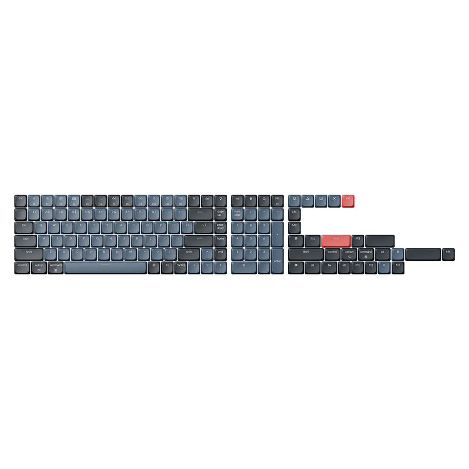 keychron-set-de-keycaps-low-profile-abs-lsa-version-2-r-tro-clair image 1