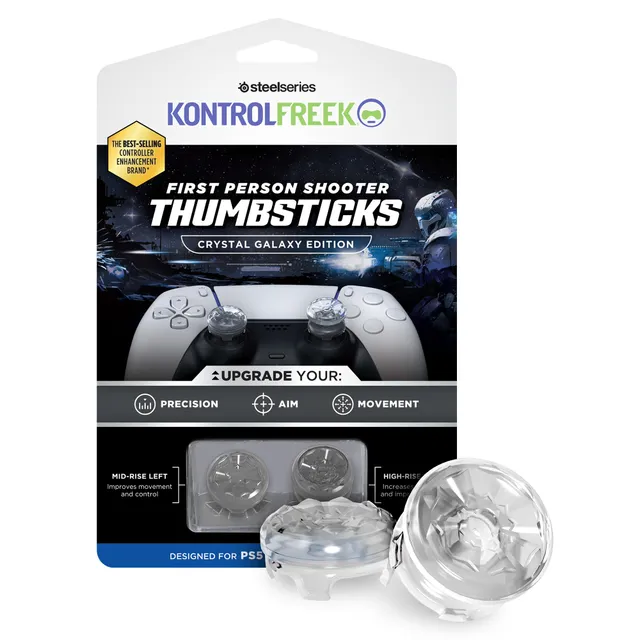 kontrolfreek-fps-freek-galaxy-crystal-grips-manette-ps5-ps4-transparent image 1