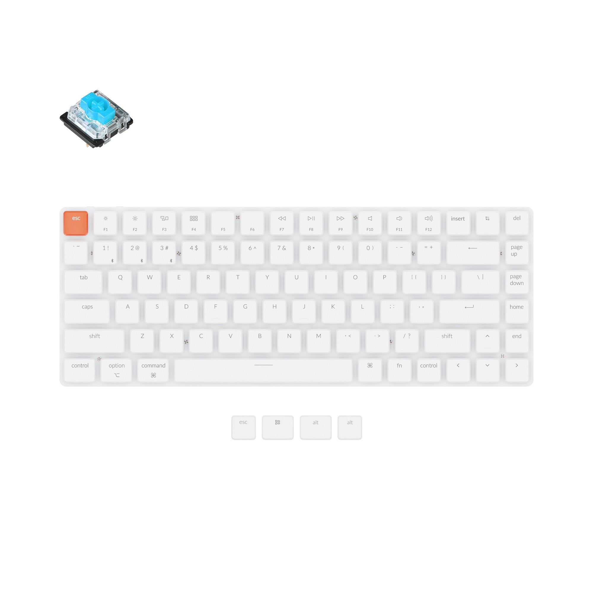 keychron-k3-version-2-clavier-m-canique-sans-fil-ultra-fin-sans-r-tro-clairage-u image 2
