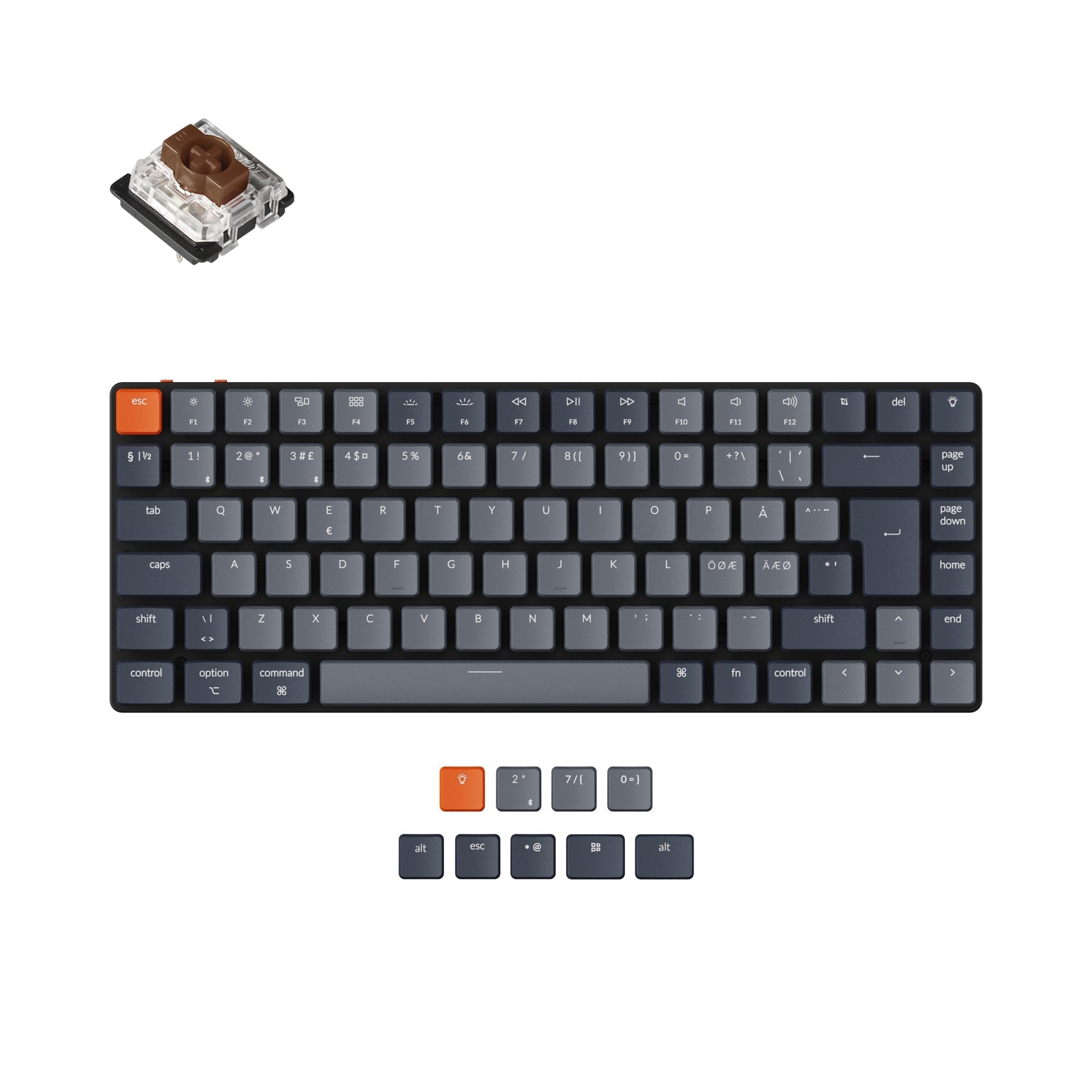 keychron-k3-version-2-clavier-m-canique-sans-fil-ultra-fin-iso-nordique image 3