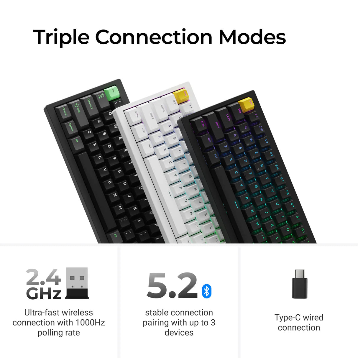 keychron-lemokey-p2-he-clavier-gaming-personnalis-sans-fil-switch-magn-tique-ans image 6