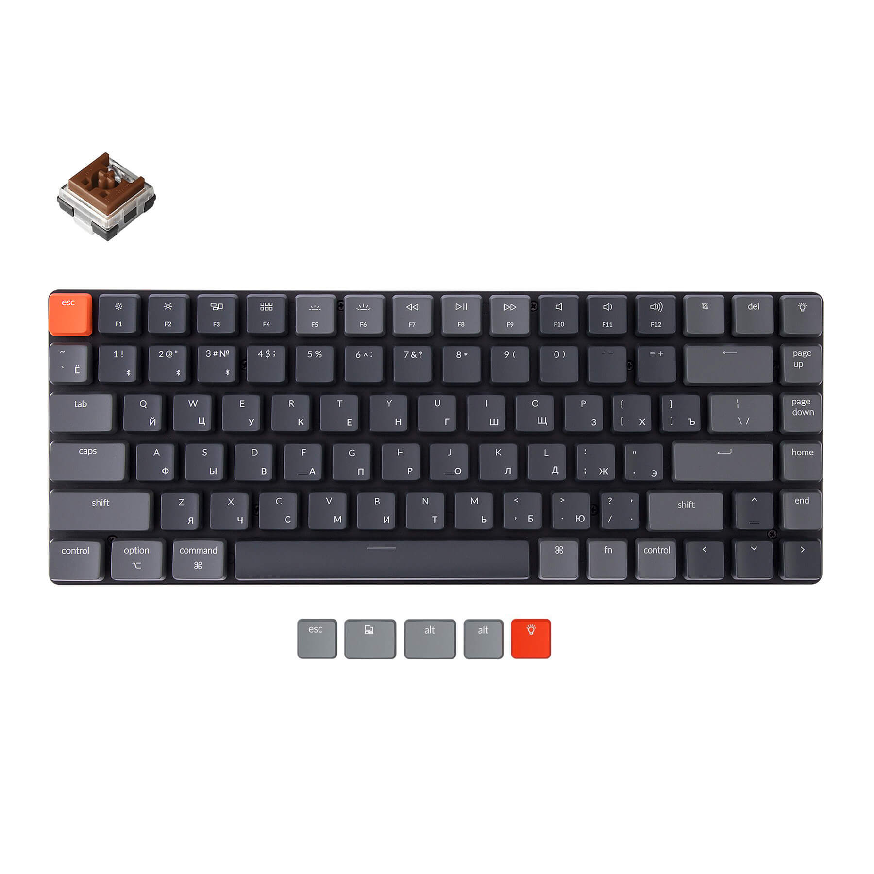 keychron-k3-version-2-clavier-m-canique-ultra-fin-sans-fil-ru-russe image 4