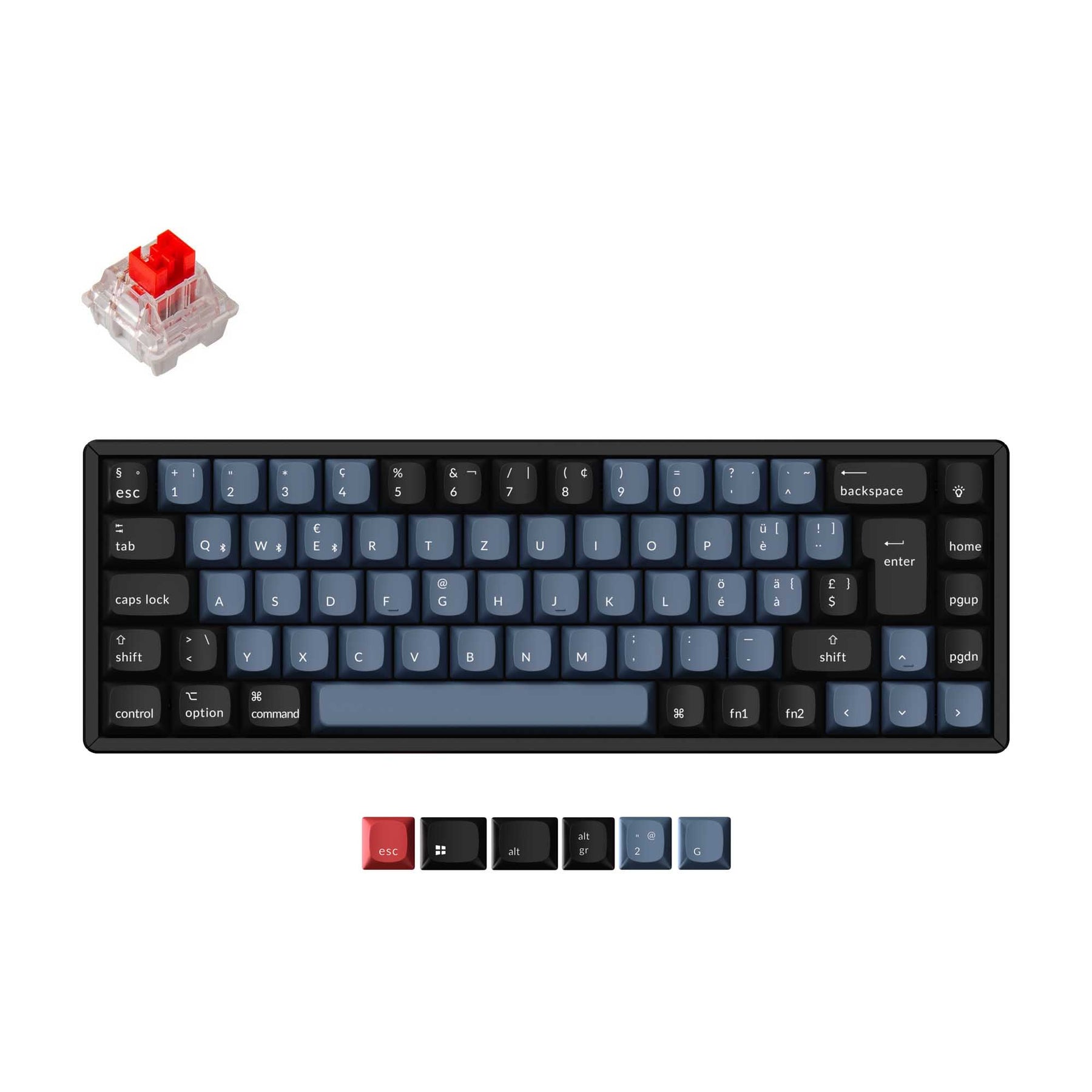 keychron-k6-pro-qmk-via-clavier-m-canique-sans-fil-65-iso-fran-ais image 7