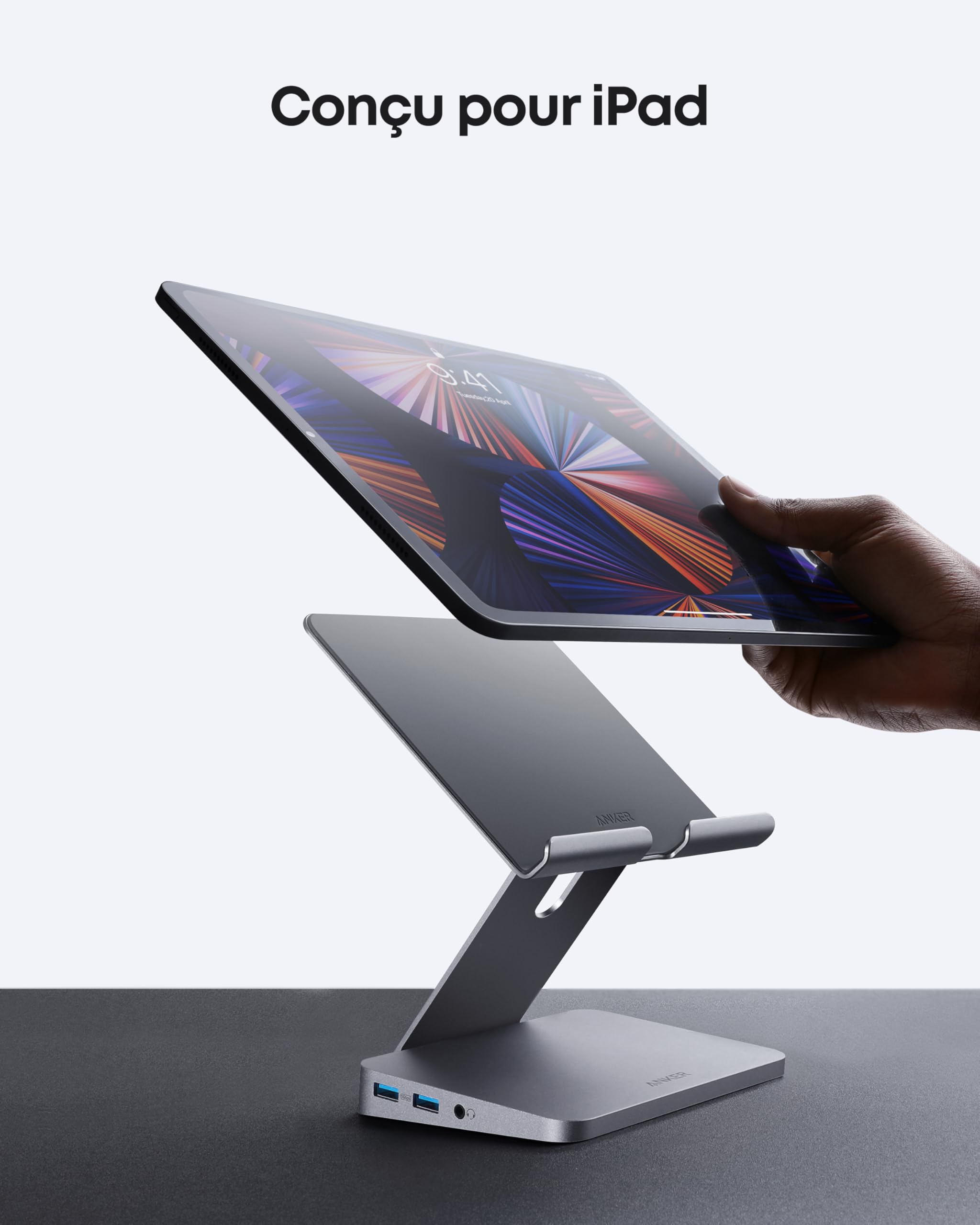 anker-hub-usb-c-551-8-en-1-avec-support-tablette-pliable image 2