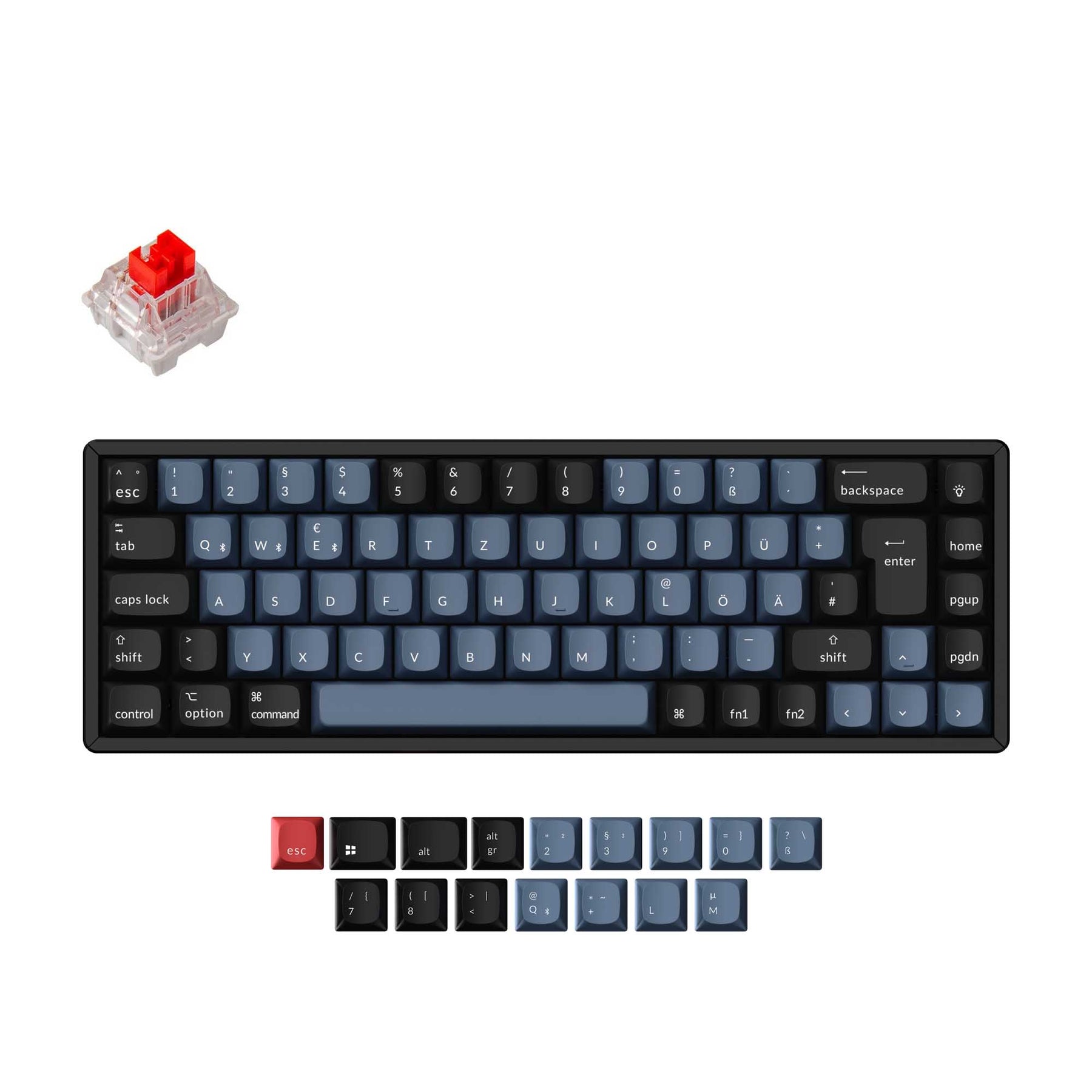 keychron-k6-pro-qmk-via-clavier-m-canique-sans-fil-65-iso-fran-ais image 5