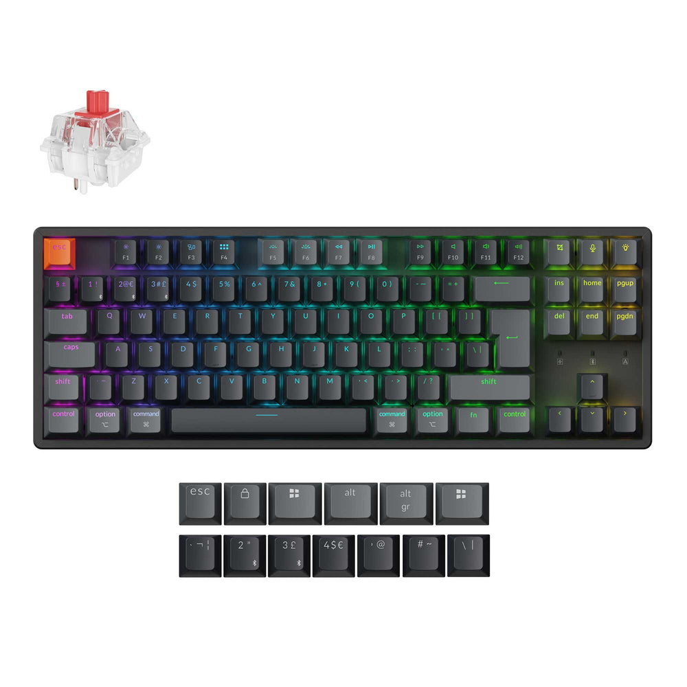 keychron-k8-clavier-m-canique-sans-fil-qmk-80-tkl-iso-version-2 image 4