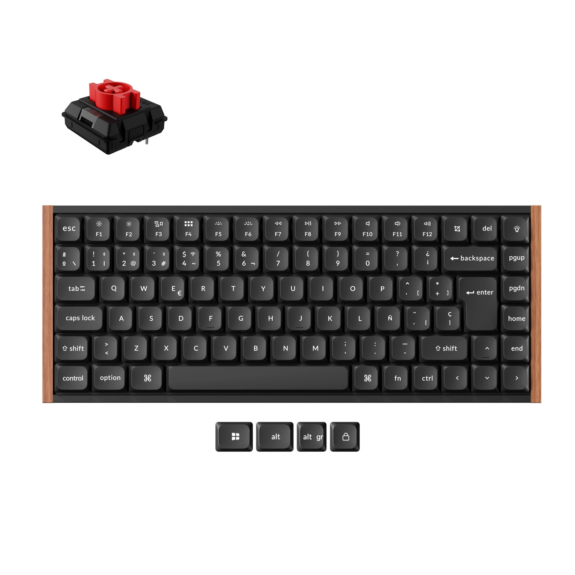 keychron-k3-ultra-8k-clavier-m-canique-ultra-fin-sans-fil-low-profile-75-iso image 5