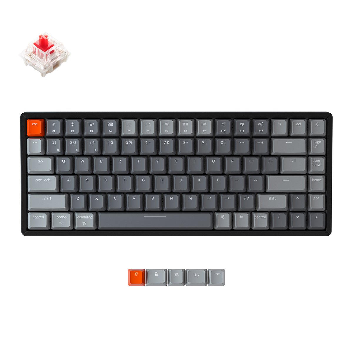 keychron-k2-version-2-clavier-m-canique-sans-fil-75-us-ansi-anglais image 4