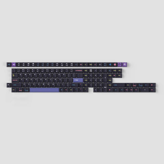 keychron-set-keycaps-cherry-pbt-dye-sub-cyber-developer-full-set-ansi image 1