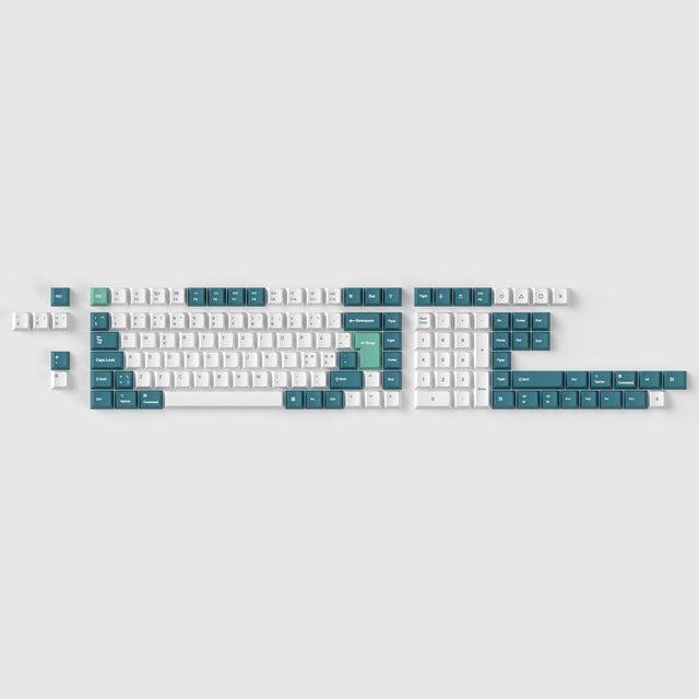 keychron-set-de-touches-iso-cherry-pbt-dye-sub-white-mint image 4